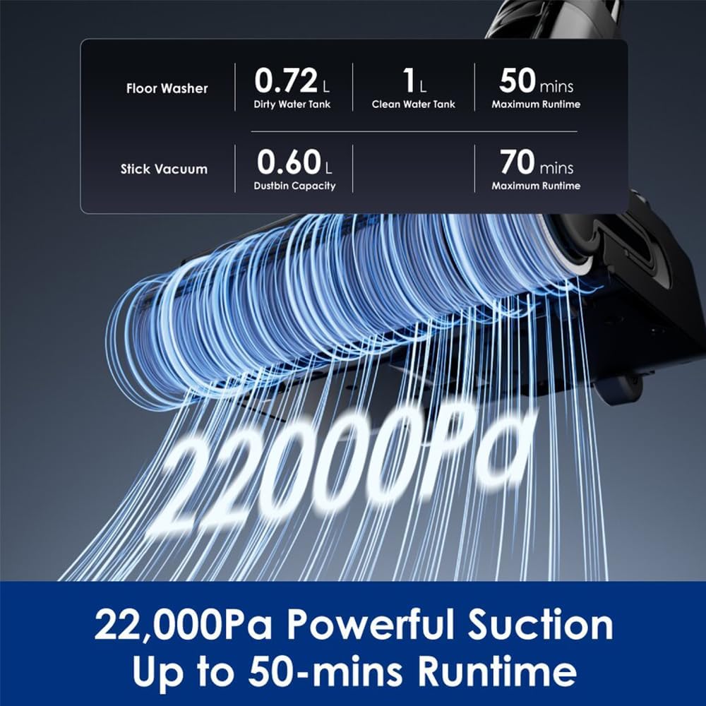 Floor One S7 Stretch Cordless Wet Dry Vacuum Cleaner